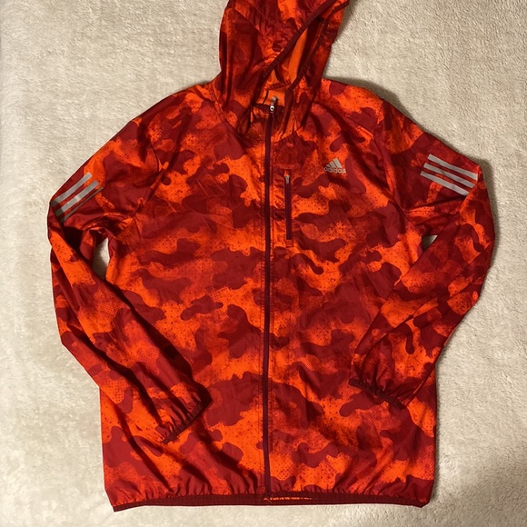 adidas Other - EUC Adidas ❤️ Own The Run Urban Camo Lightweight Running Jacket with Hood